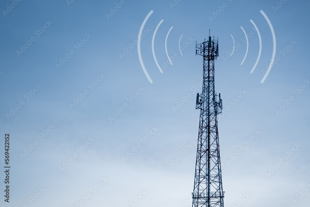 telecommunication mast TV antennas wireless technology	
