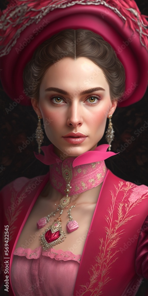 Russisches Top Model im Portrait beim Fotoshooting, ai generativ Stock ...