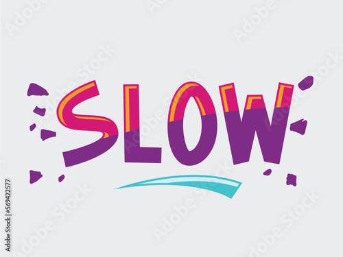 Loading progress word logo