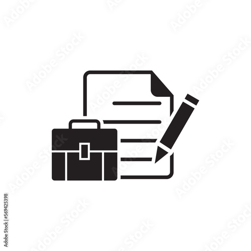 business case icon , businessman icon