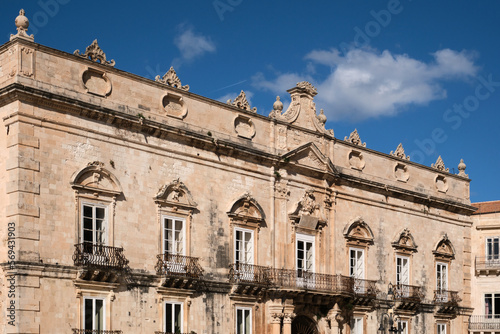 Palazzo Beneventano, facciata - Siracusa photo