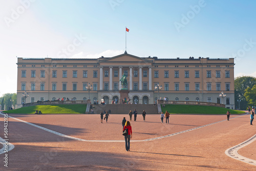 The Royal Palace in Oslo, Norway