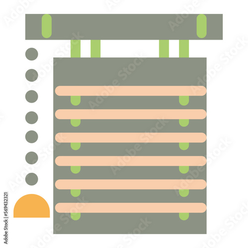 Blinds Flat Icon