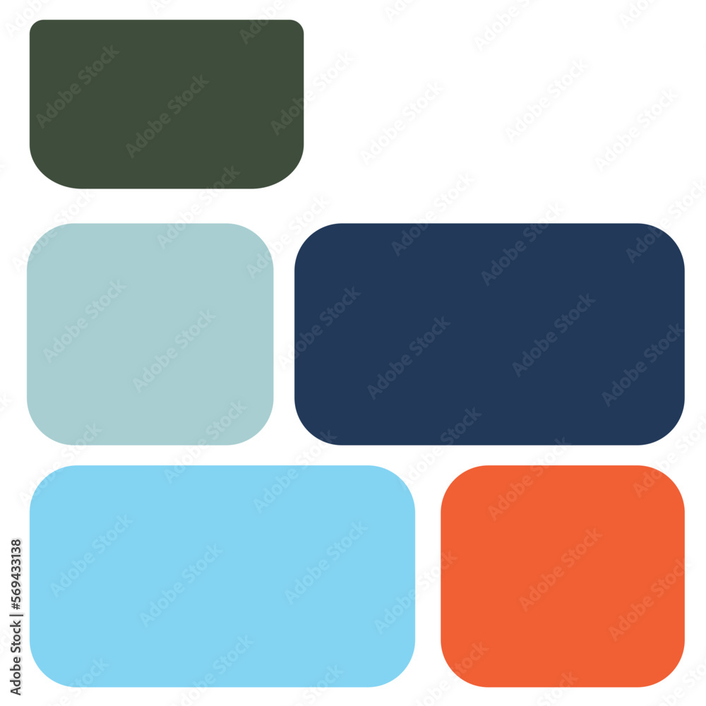 Building Wall Flat Icon Building Wall Flat Icon