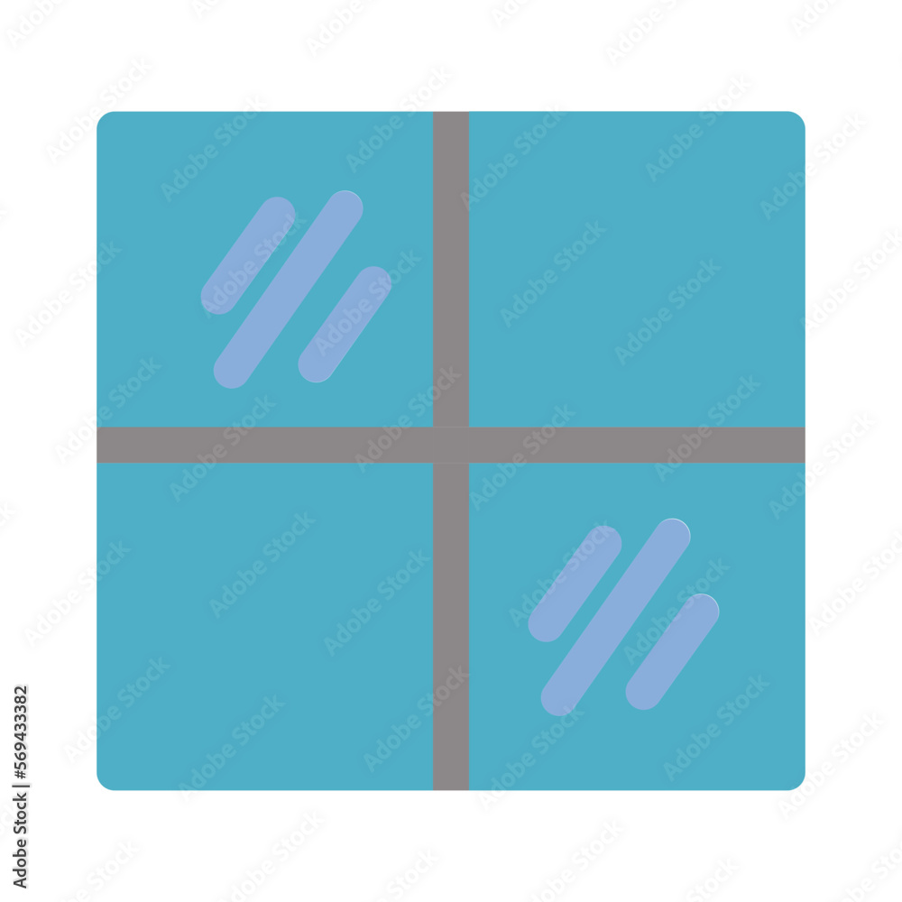 Obraz premium Window Flat Icon