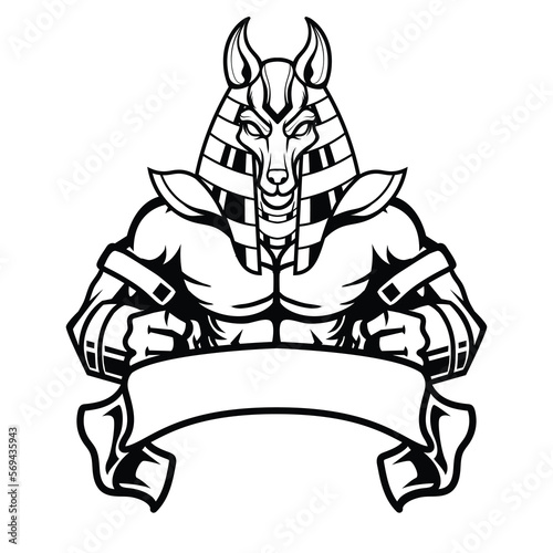 Wallpaper Mural Vector illustration of egyptian logo template Torontodigital.ca