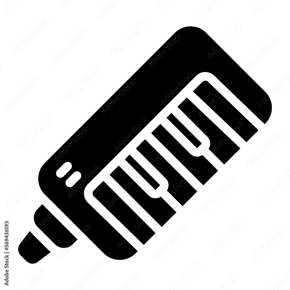 melodica glyph icon melodica glyph icon