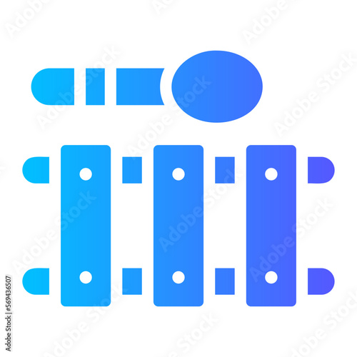 xylophone gradient icon