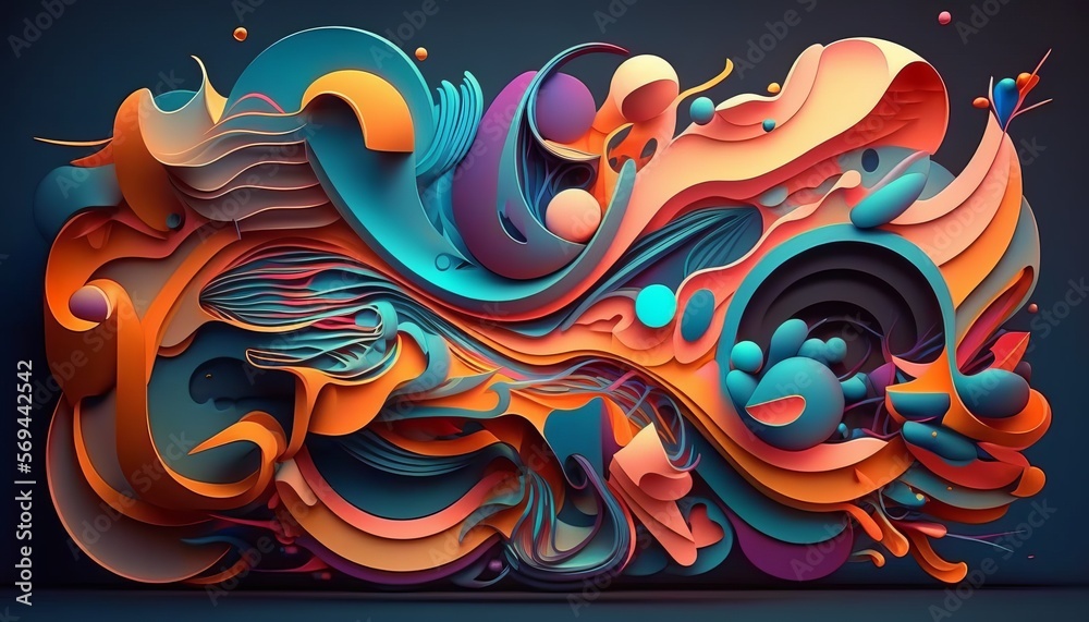 Abstract Digital Art - Generative AI Abstract Digital Art - Generative AI