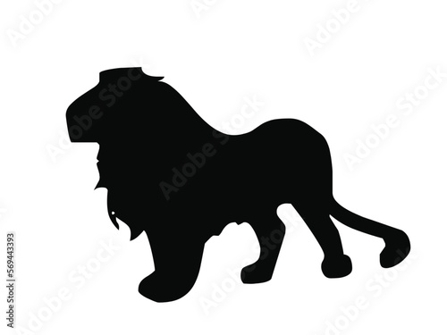 lion silhouette vector