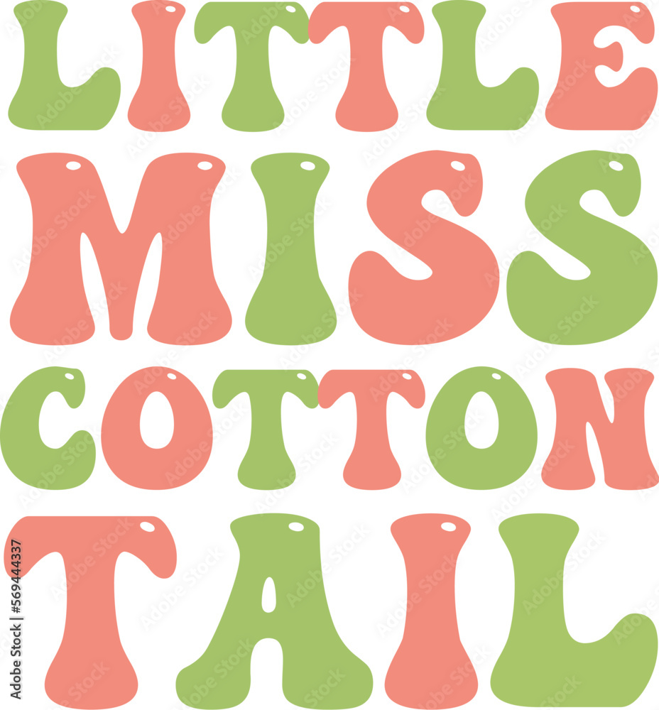 Little miss cotton tail SVG cut file