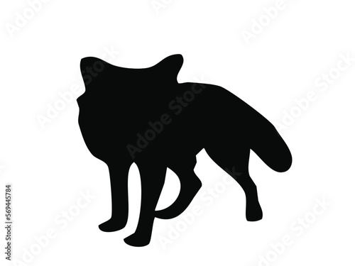 wolf head silhouette