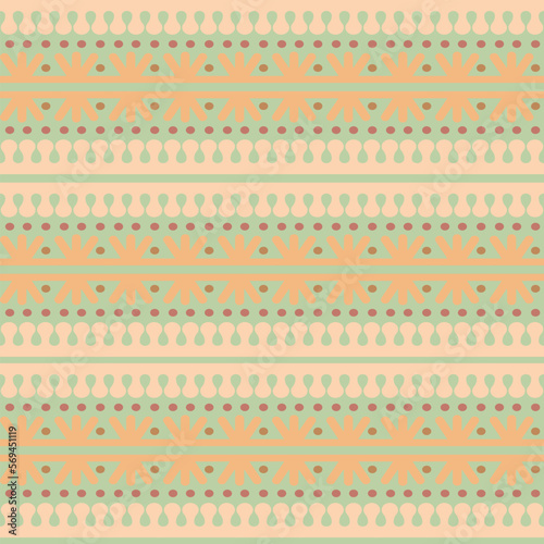 Boho Seamless pattern for scrapbook or decoration vector
