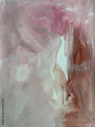 Modern pink abstract background. Contemporary art.