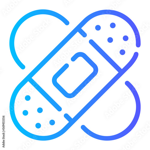 plaster gradient icon