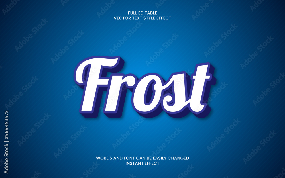 Frost Text Effect 