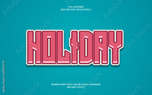 Holiday Text Effect 