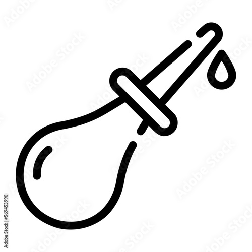 enema line icon