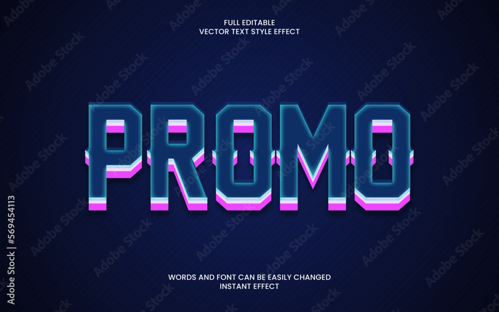 Promo Text Effect Promo Text Effect