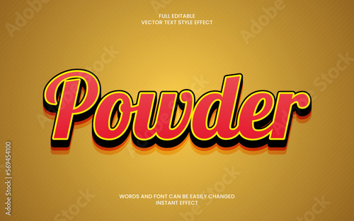 Powder Text Effect 