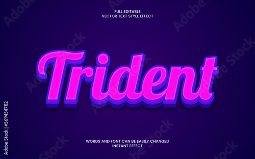 Trident Text Effect 