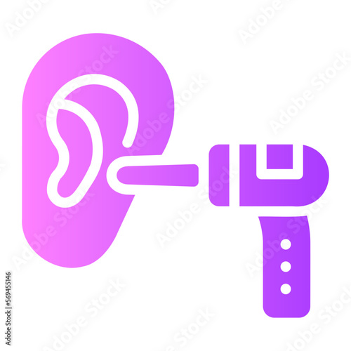 otoscope gradient icon