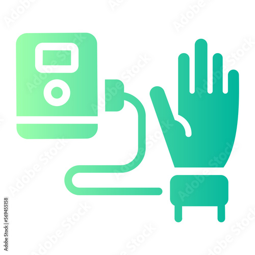 sphygmomanometer gradient icon