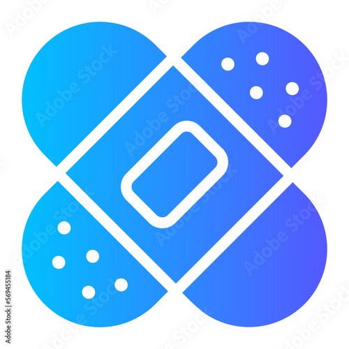plaster gradient icon