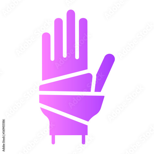 bandage gradient icon