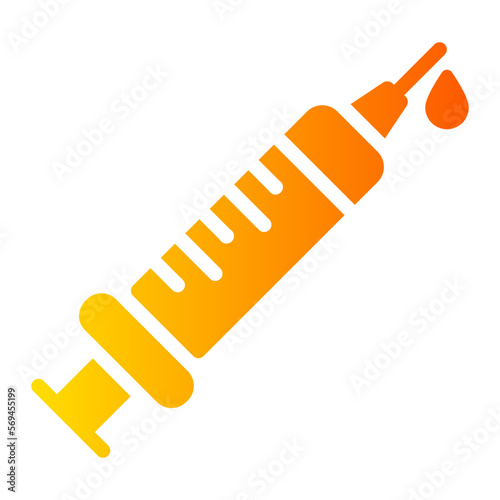 syringe gradient icon