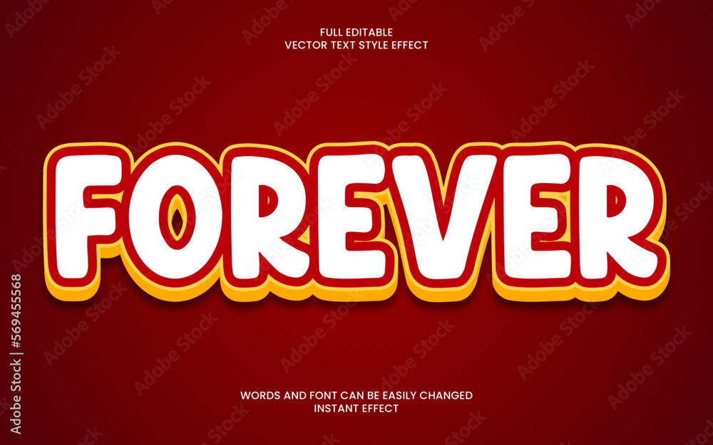 Forever Text Effect 