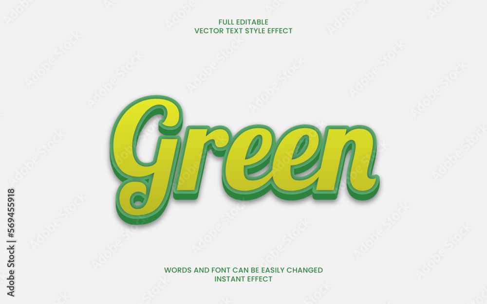Green Text Effect Green Text Effect