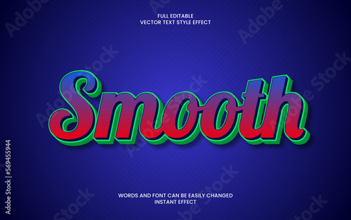 Smooth Text Effect 