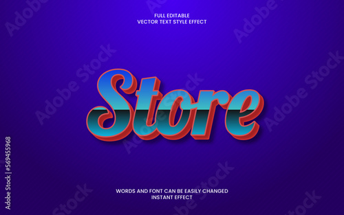 Store Text Effect 
