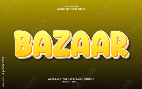 Bazaar Text Effect 