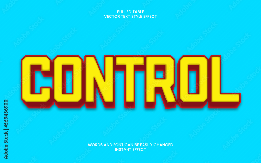 Control Text Effect 