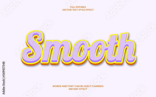 Smooth Text effect 