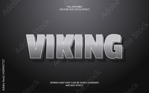 Viking Text effect 