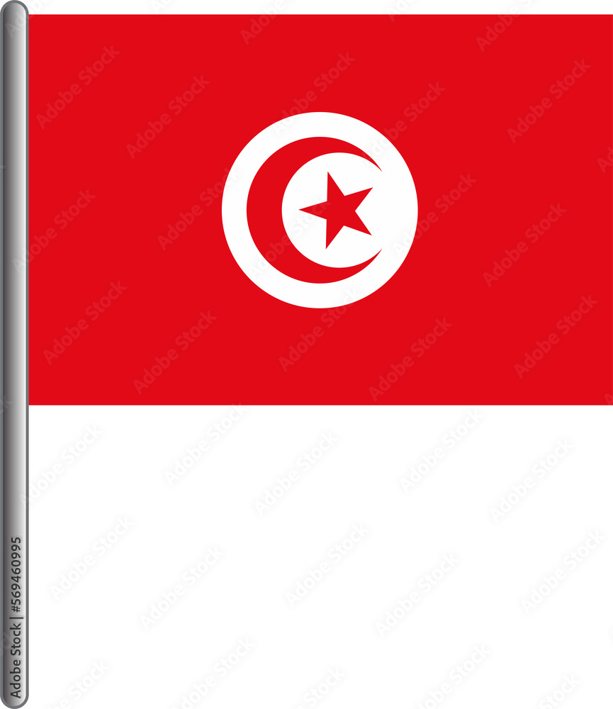 Fototapeta premium Tunisia flag 37