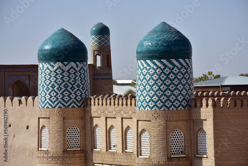 Khiva towers covered