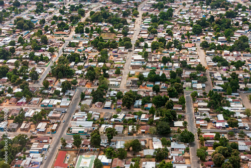 Aerial view of a city, Bolivar, Venezuela photo