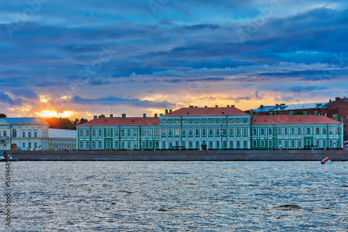 Faculty of Philology, Neva River, Saint Petersburg, Russia photo