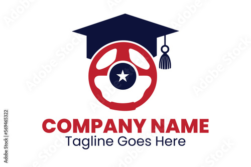 Modern Open Book Pages Creative Logo Design Template Idea