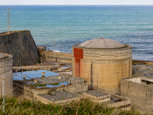 Block 1 of the unfinished nuclear power plant of Lemoniz photo