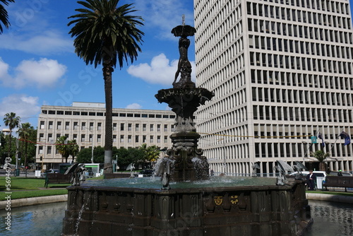 Quadro em tela Schalenbrunnen Gordon Reserve Spring Street Melbourne