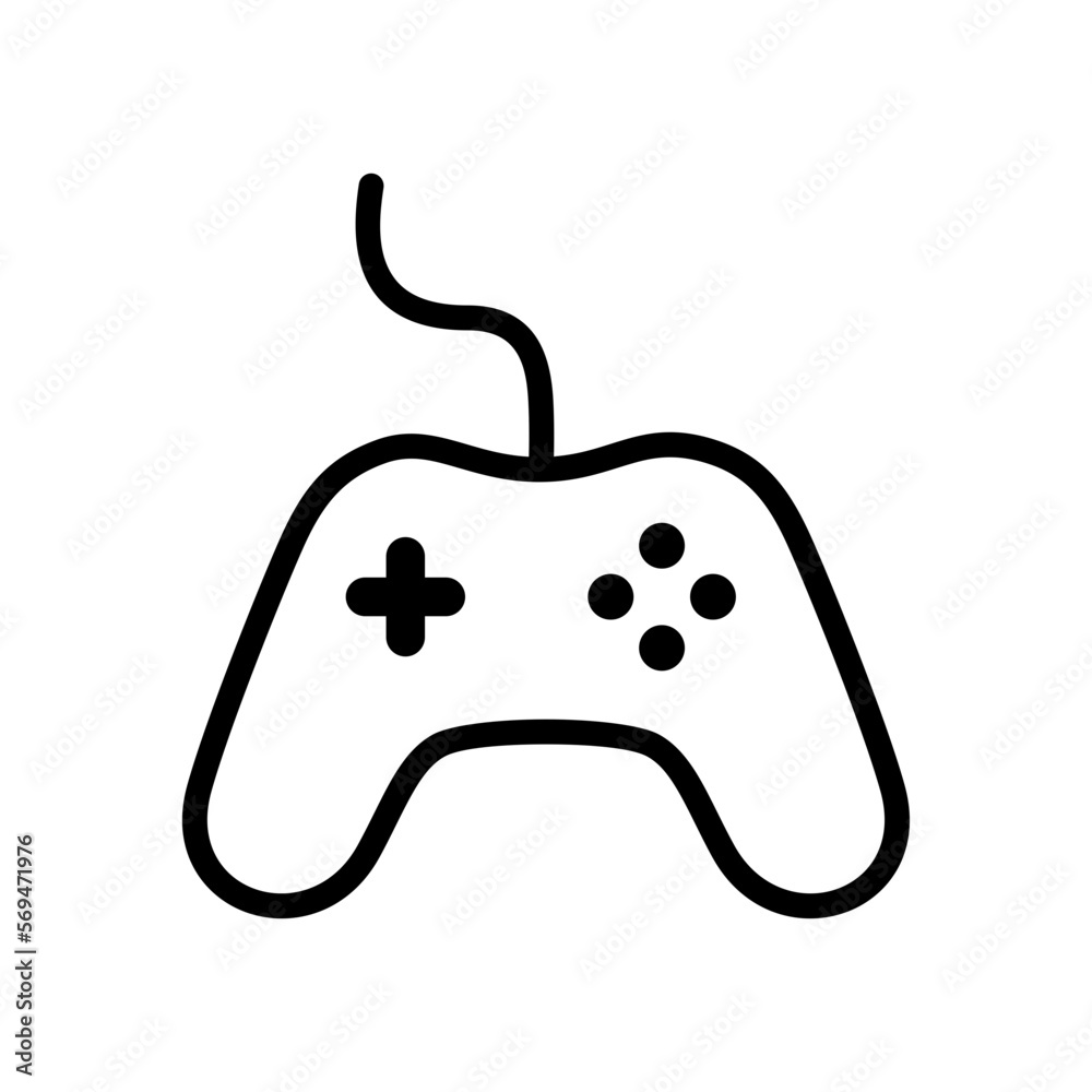joystick game outline icon joystick game outline icon