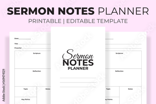 Sermon Notes Planner