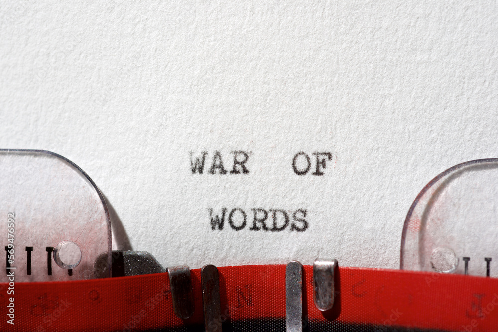 War of words