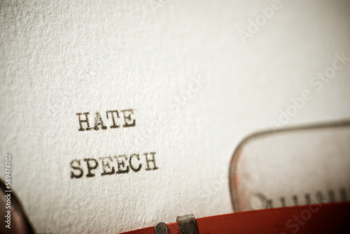 Hate speech text