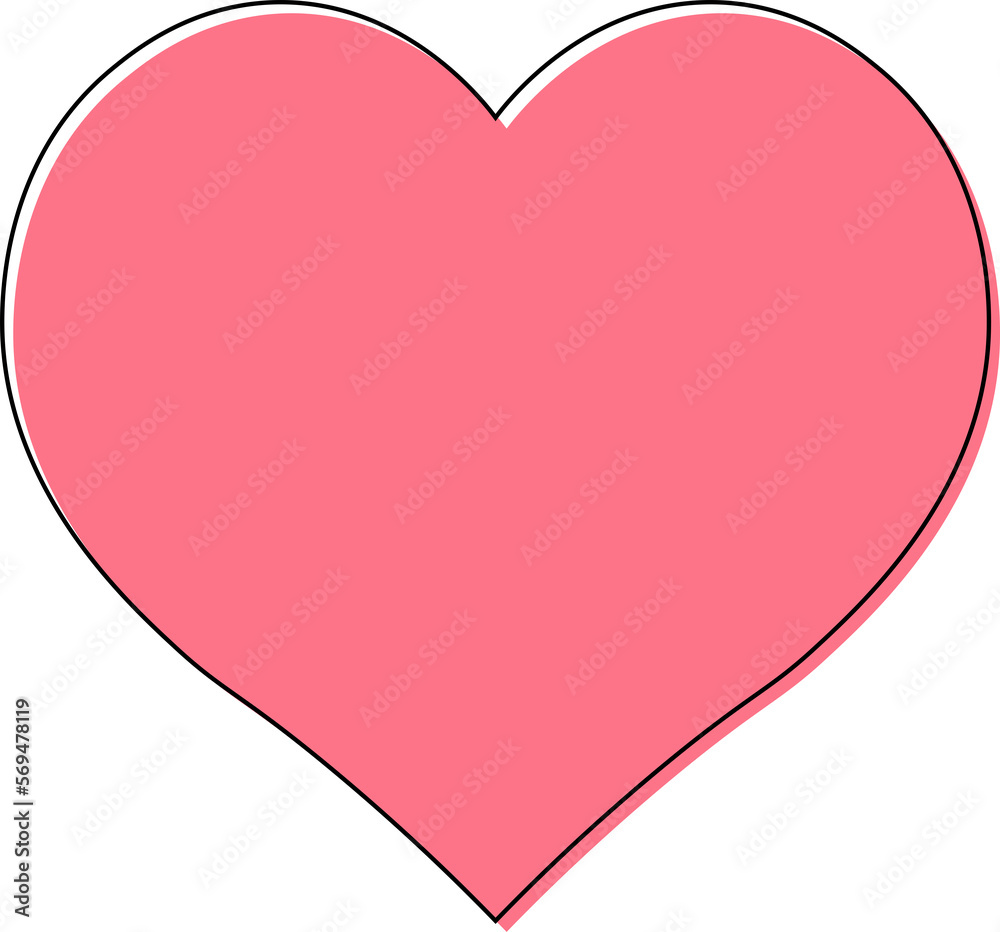 Heart symbol, PNG illustration 